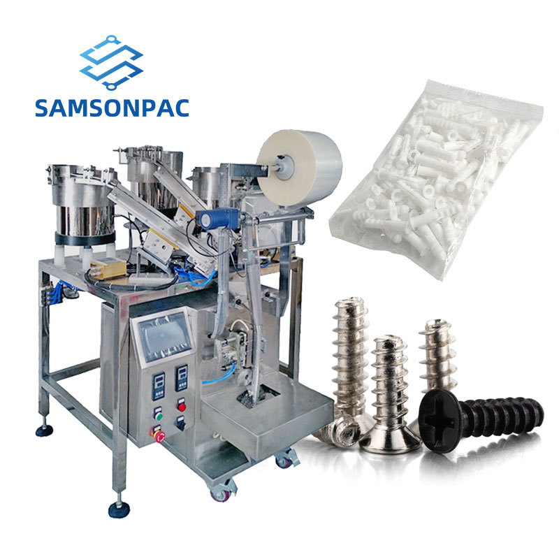 Three Vertical Vibrating Bowl Counting Packing Machine